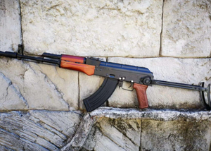DOUBLE BELL - AKMS AEG With Real Wood Handguard Version