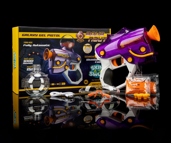 CosmoX Aquanaut Sci-Fi Gel Blaster Pistol – Purple with