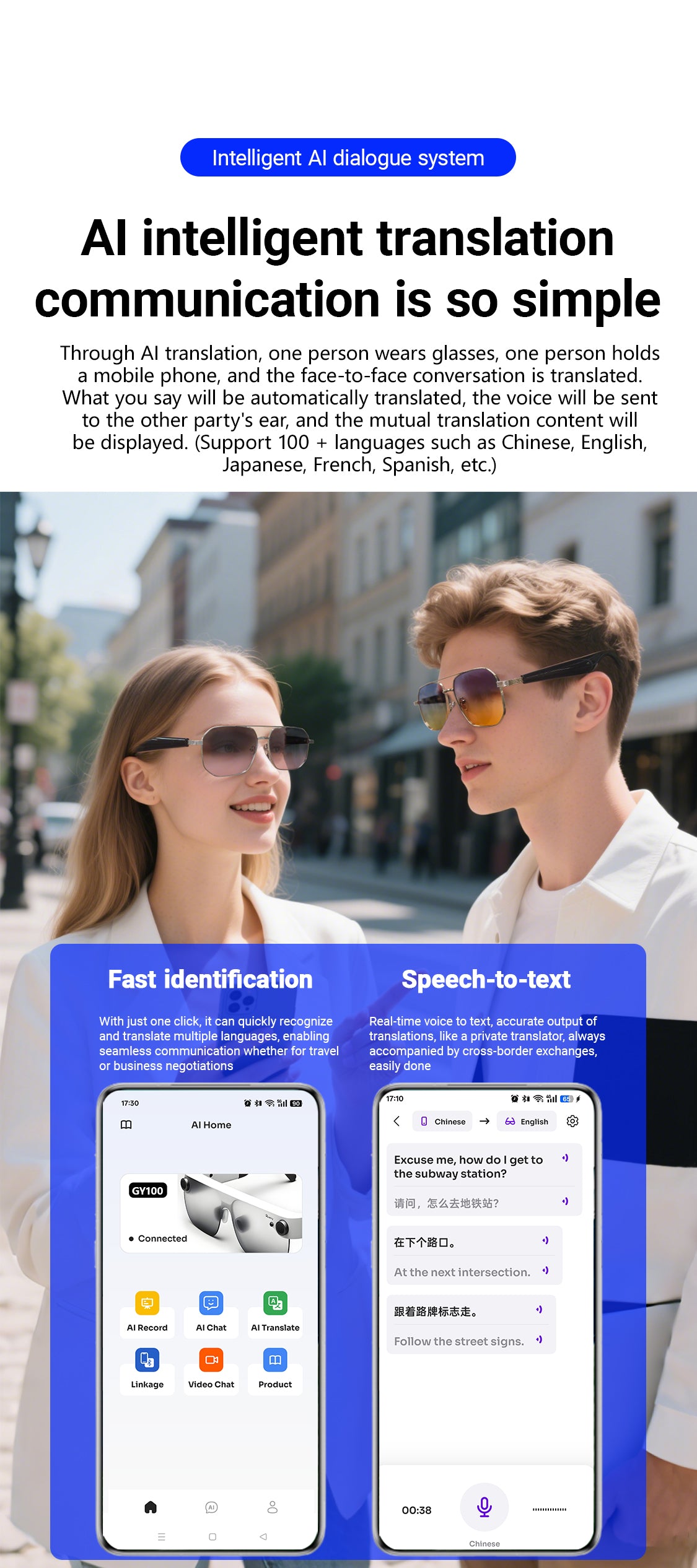 Bluetooth Sunglasses-GY300