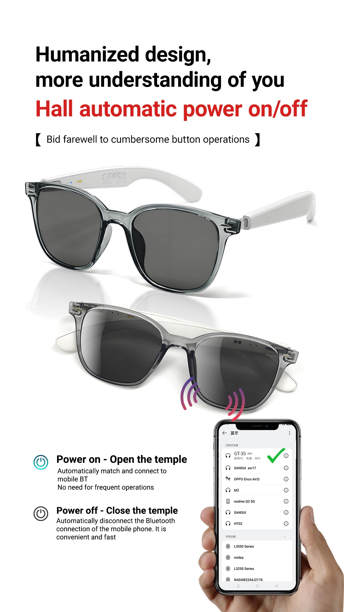 Bluetooth Sunglasses-GT-35