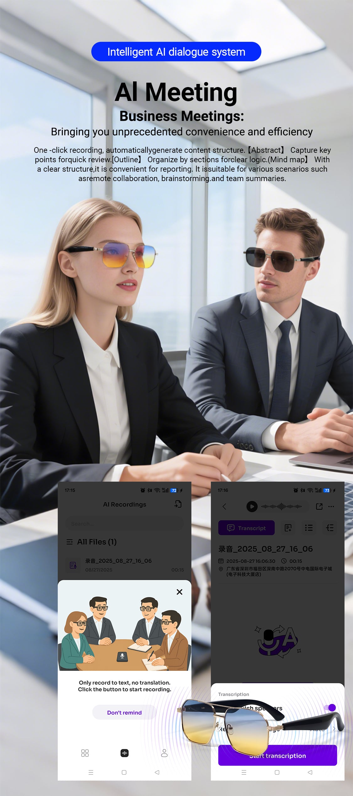 Bluetooth Sunglasses-GY300