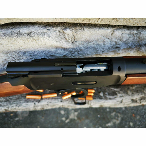 DOUBLE BELL - WINCHESTER M1894 CO2 GAS POWERED GEL BLASTER REAL WOOD VERSION