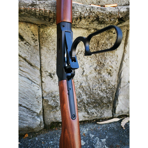 DOUBLE BELL - WINCHESTER M1894 CO2 GAS POWERED GEL BLASTER REAL WOOD VERSION