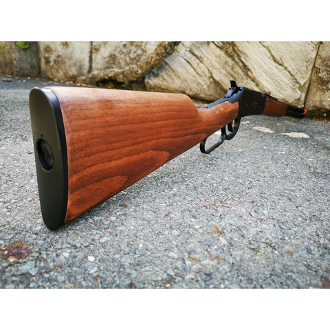 DOUBLE BELL - WINCHESTER M1894 CO2 GAS POWERED GEL BLASTER REAL WOOD VERSION