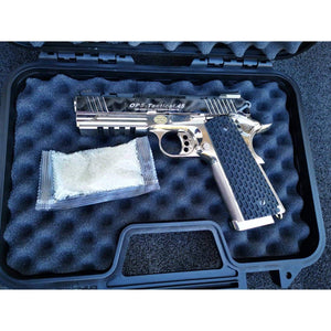 GOLDEN EAGLE - 2011 OPS .45 GBB Pistol Chrome