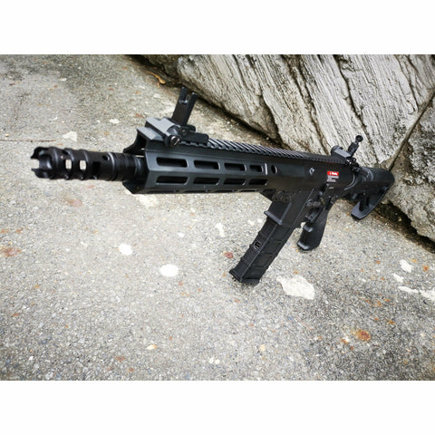GOLDEN EAGLE - MC6595M MK16 9″ M-LOK FULL METAL GEL BLASTER GREEN GAS
