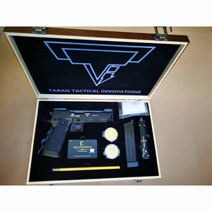 GOLDEN EAGLE TTI PIT VIPER Style John Wick Pistol With Wood Case Hi-Capa GBB Gel Blaster (G3356+)