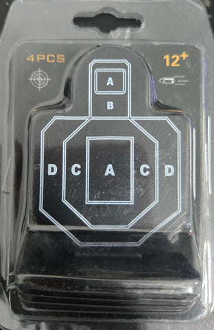 4pcs/set Metal Shooting Targets