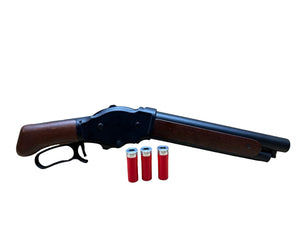 GOLDEN EAGLE - 1887 Compact Lever Action Shotgun Green Gas Gel Blaster