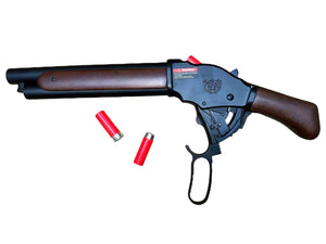 GOLDEN EAGLE - 1887 Compact Lever Action Shotgun Green Gas Gel Blaster