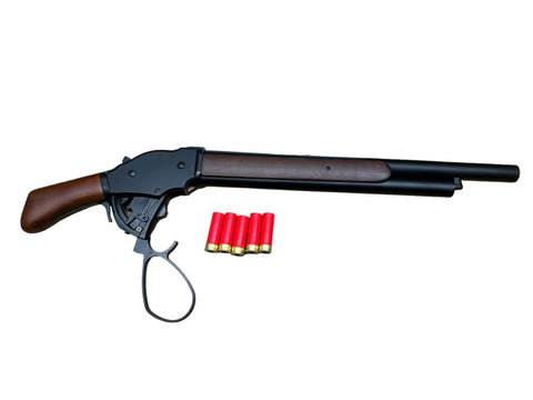 GOLDEN EAGLE - 1887 Standard Wild Lever Action Shotgun Green Gas Gel Blaster