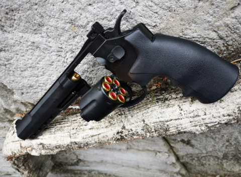 WELLS - 357 MAGNUM 5.5" CO2 REVOLVER GEL BLASTER