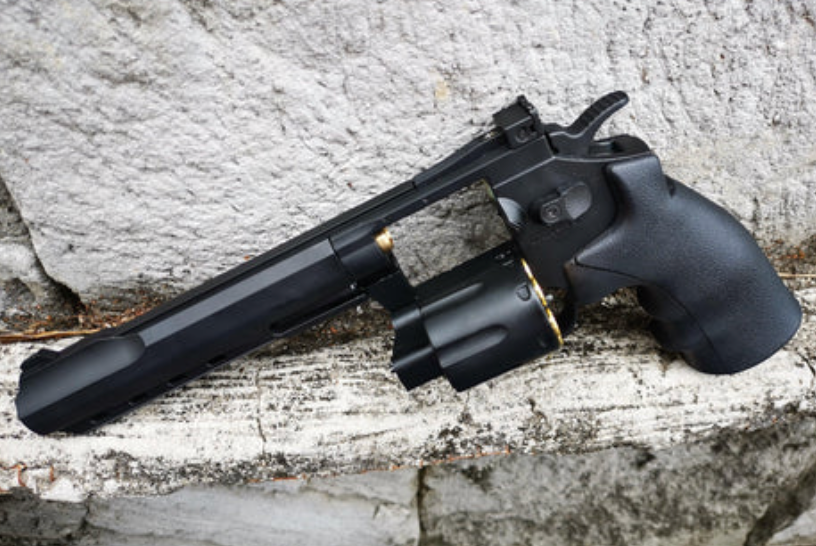 WELLS - 357 MAGNUM 5.5" CO2 REVOLVER GEL BLASTER