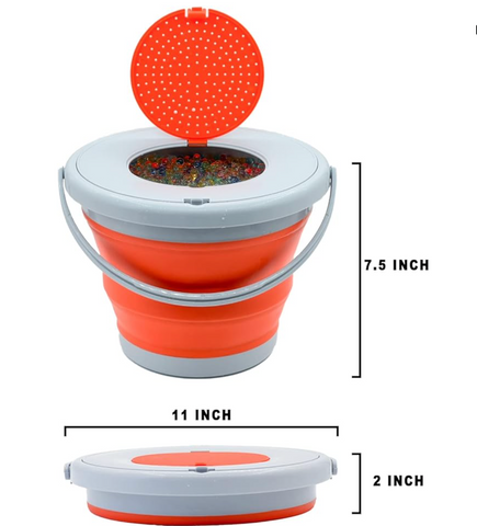 Collapsible Gel Ball Bucket