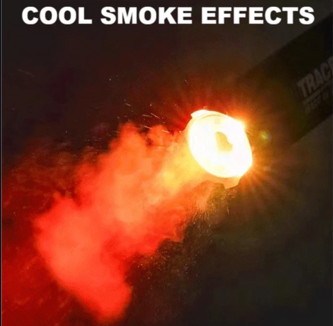 Rainbow Tracer Smoke Silencer on Gel Blaster