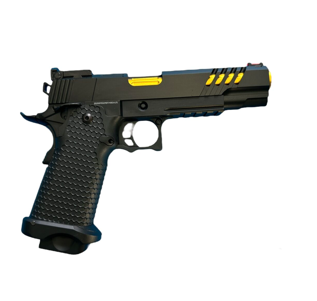 Golden Eagle 3340 Hi Capa GEL BLASTER GREEN GAS POWERED BLOW BACK