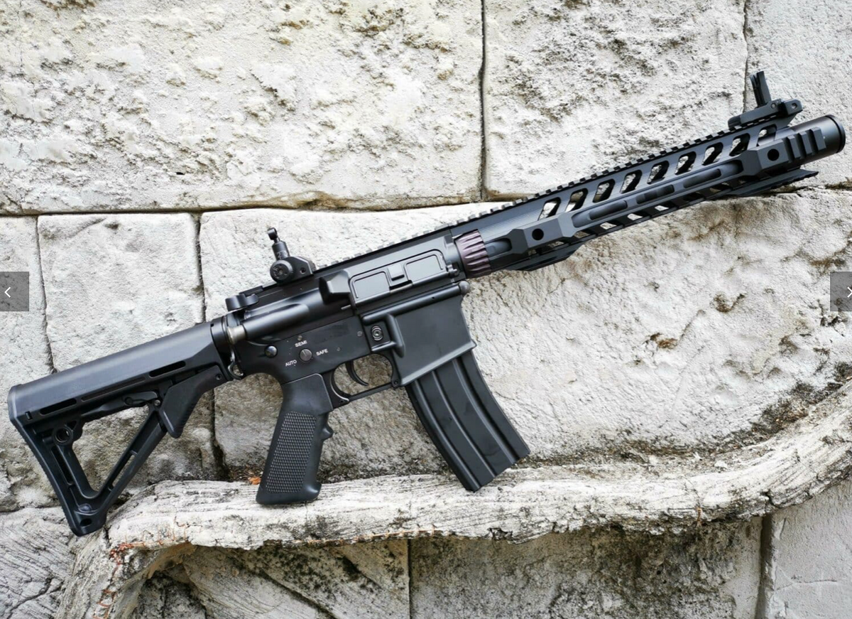 DOUBLE BELL M4 12″ Handguard metal gel blaster AEG (Colour: Black)