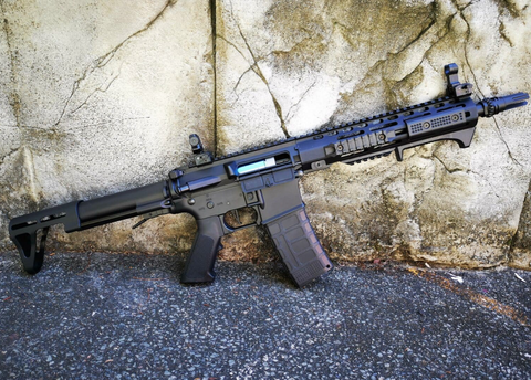 WELL M4 CQB GEL BLASTER UPGRADED METAL GEARBOX