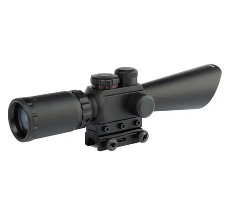 3.5-10X40 Rifle Scope with Red Laser