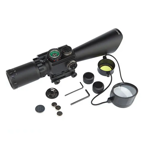 3.5-10X40 Rifle Scope with Red Laser