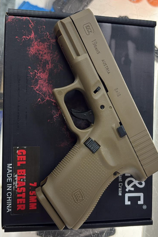 E&C G19 Gen5-Tan- GBB Gel Blaster