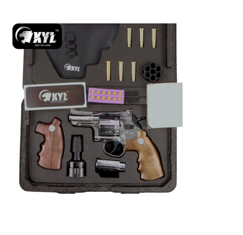 XYL ZP-5 357 Golden Edition Snub-Nosed Gel Blaster Revolver – Collector’s Presentation Set