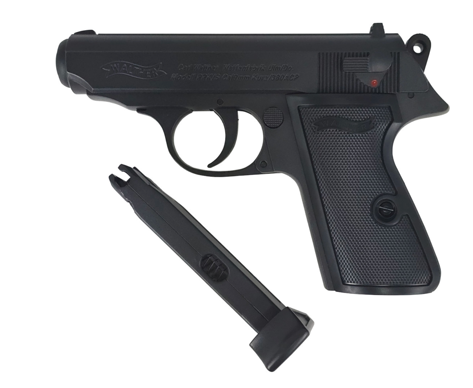 Manual Pistol - 007 Walther PPK - BLACK