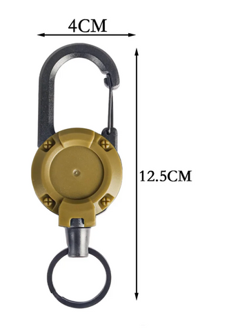 RECON GS2 Tactical Retractable Item/key Ring Retractor
