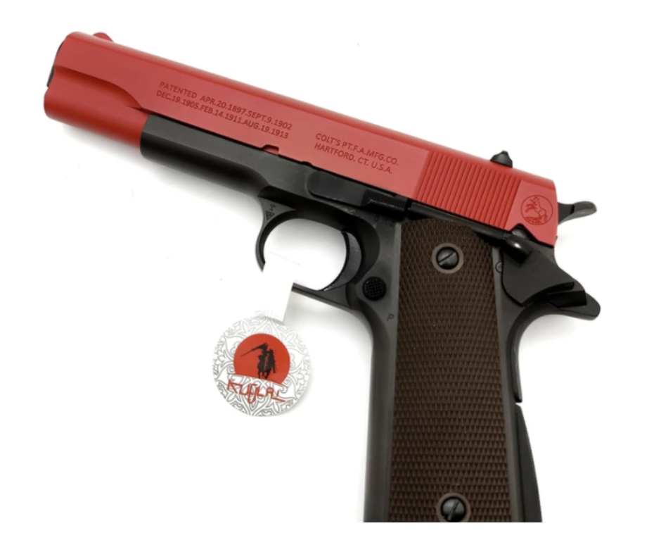 1911 Tactical Pistol with Removable Silencer Replica - Real 4-Slots Pi –  BlastersBB