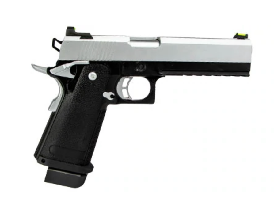 JG WORKS Hi-Capa 5.1 Chrome - Tactical Gel Blasters
