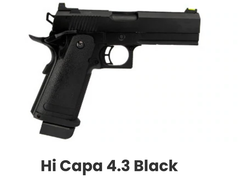 ジャンク品 Hi-CAPA 4.3 JG WORKS HI CAPA 4.3 BLACK – Tactical Gel Blasters