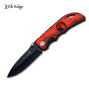 Elk Ridge Red Camo Pocket Knife