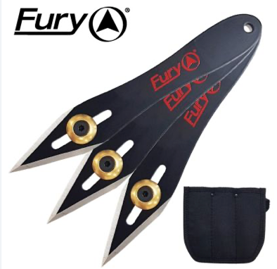 Fury Ninja Adjustable Throwing Knife Set