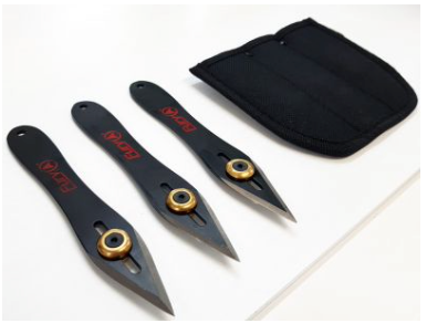 Fury Ninja Adjustable Throwing Knife Set