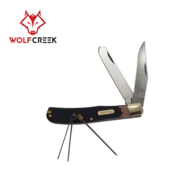 Wolf Creek 2 Blade Trapper Folding Knife - WC8973