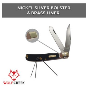 Wolf Creek 2 Blade Trapper Folding Knife - WC8973