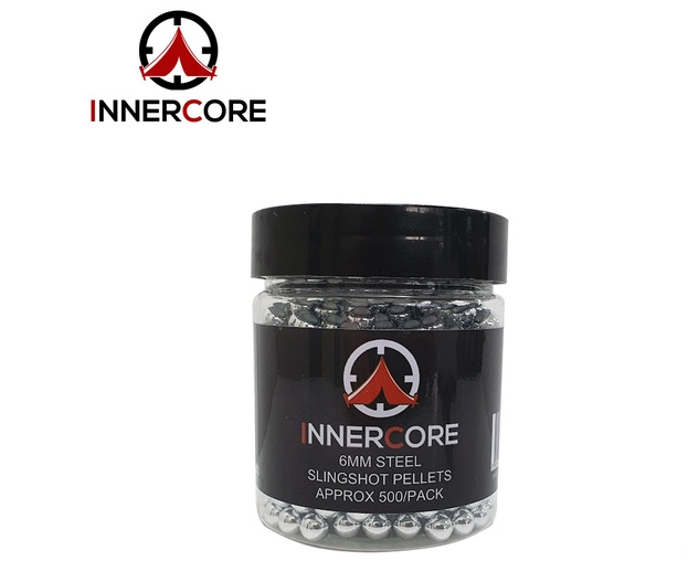 INNERCORE STEEL SLINGSHOT PELLETS -6MM