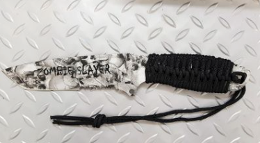 Fury Skull Print Hunting Knife