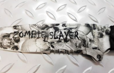 Fury Skull Print Hunting Knife