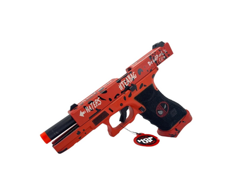 DOUBLE BELL - DEADPOOL G17 METAL GAS BLOWBACK PISTOL - GEL BLASTER