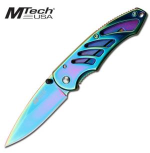M-Tech Rainbow Titanium Pocket Knife K-MT-472RB
