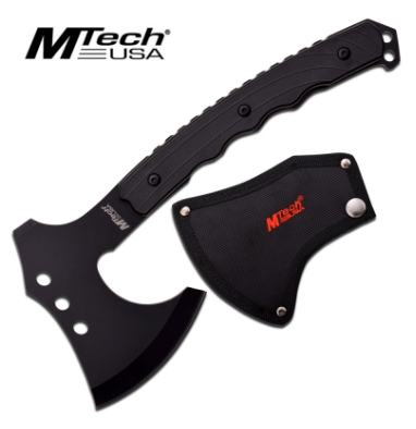 M-Tech Black Tactical Axe w Sheath K-MT-AXE11B
