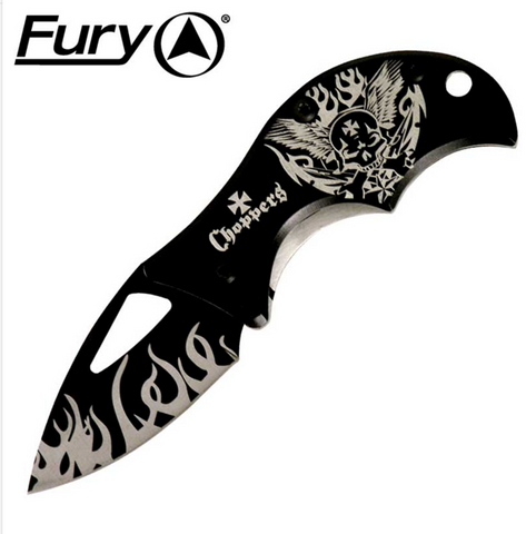 51050 *Black Chopper Pocket Knife