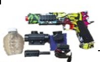 GRAFITTI M1911 Gel Blaster Pistol Gun