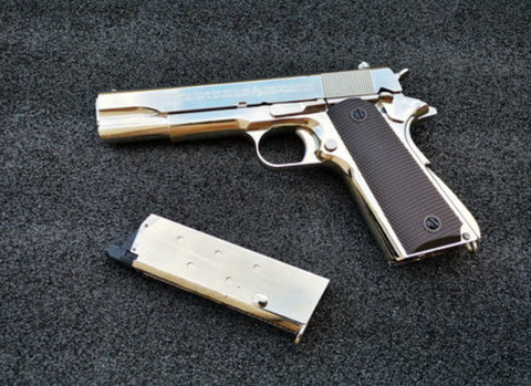 GOLDEN EAGLE - GM1911 GEL BLASTER GBB (Chrome)