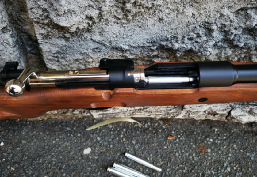 DOUBLE BELL - KAR 98k Gas-Powered Gel Blaster (Real Wood Version)