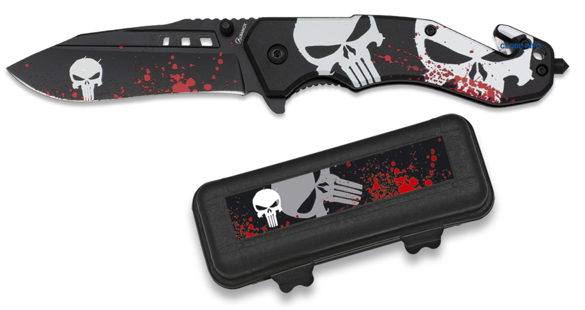 Skull Pocket Knife- 18683