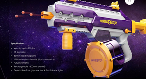 CosmoX Sirius Sci-Fi Gel Blaster – Purple and Amethyst