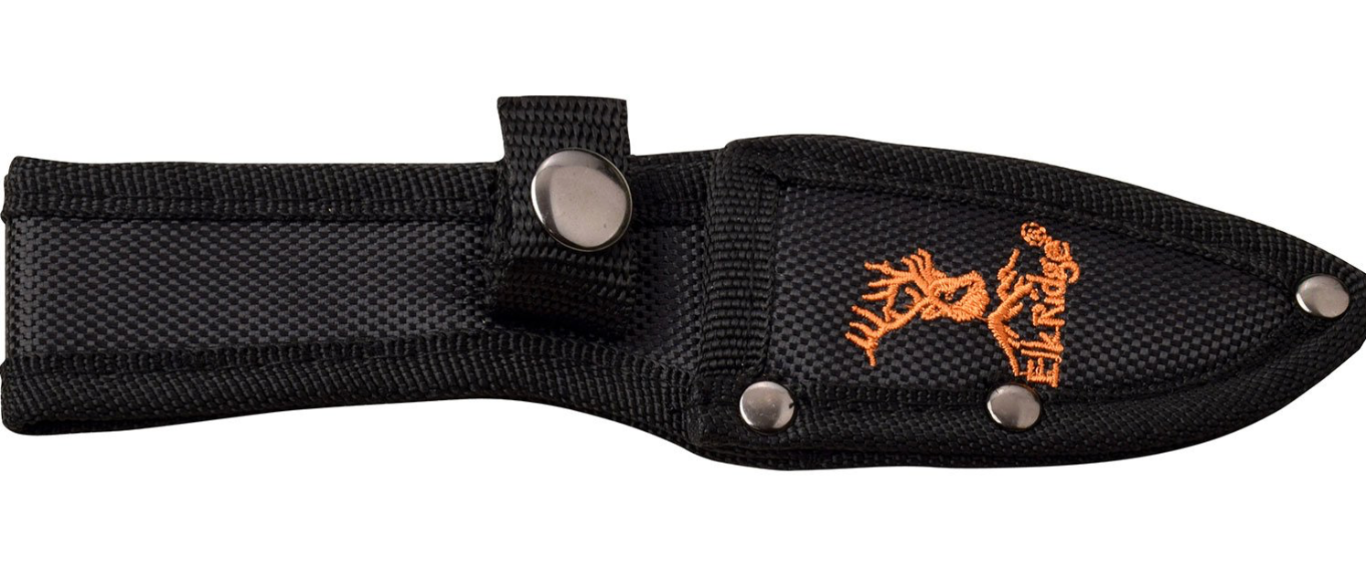 Elk Ridge Black/White Pakkawood Gut Hook Skinner Knife