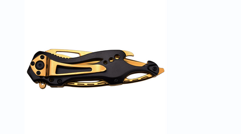 MTech Gold Half Serrated Pocket Knife